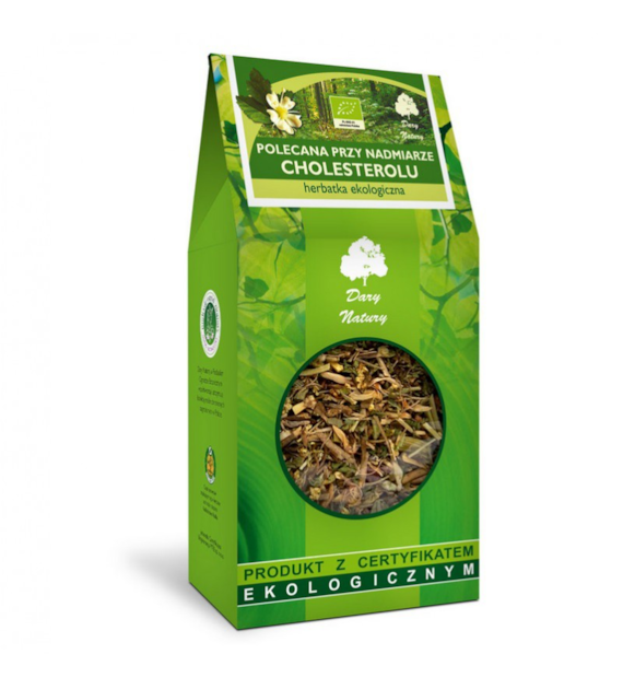 DARY - Herbata expresowa  : Polecana przy nadmiarze cholesterolu EKO  200g