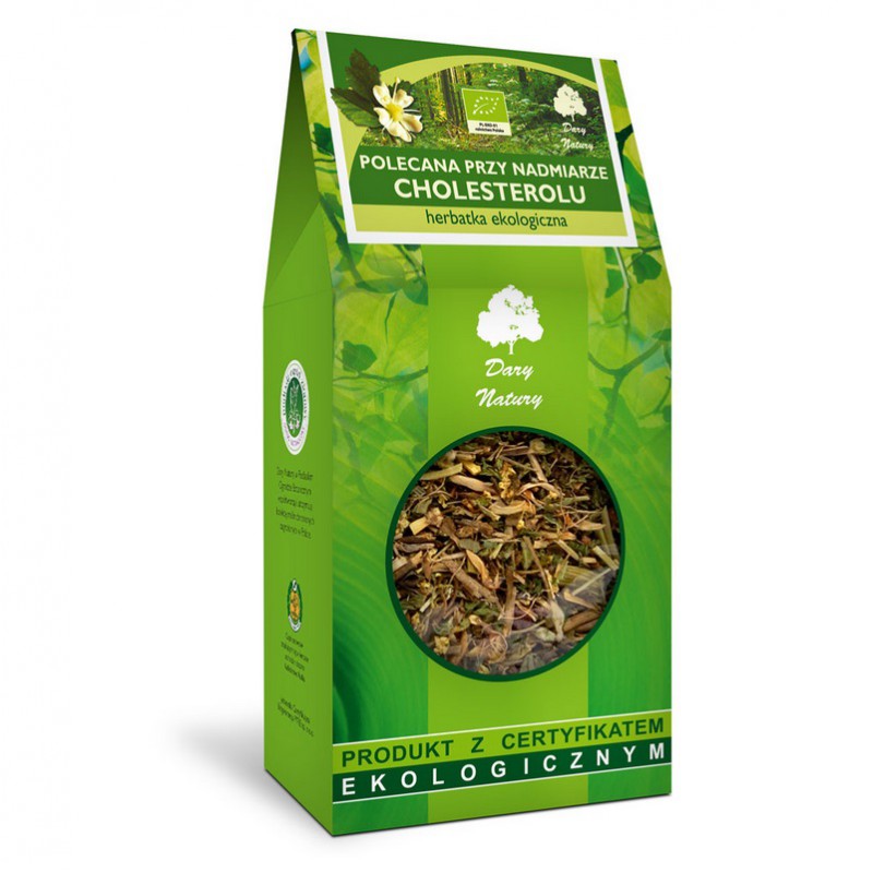 DARY - Herbata expresowa  : Polecana przy nadmiarze cholesterolu EKO  200g