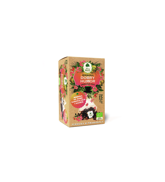 Herbatka Dobry humor EKO - herbatka w piramidkach 15x3g