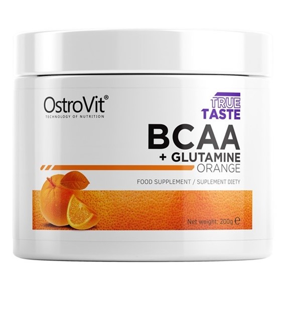 OstroVit BCAA + GLUTAMINA 200g orange