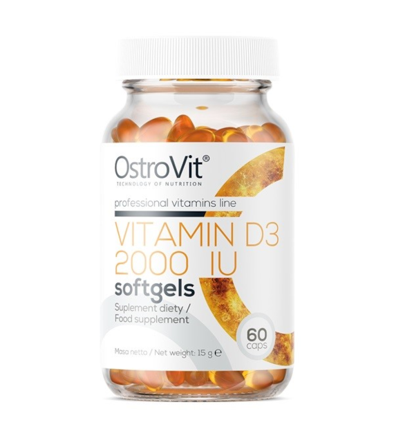 OstroVit Vitamin D3 2000 IU softgels 60 caps