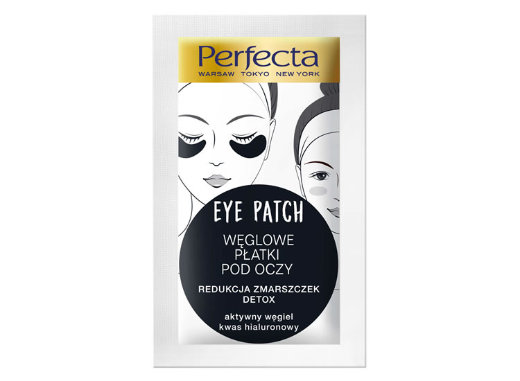 PERFECTA EYE PATCH Płatki pod oczy WĘGLOWE 2021   1 SZT