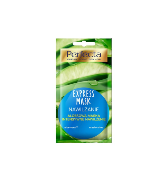 PERFECTA BEAUTY Aloesowa maska intensywnie nawilżająca   8 ML