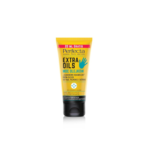 PERFECTA BODY EXTRA OILS „Silikonowe Rękawiczki” Krem-Olejek do rąk (tuba)   80 ML