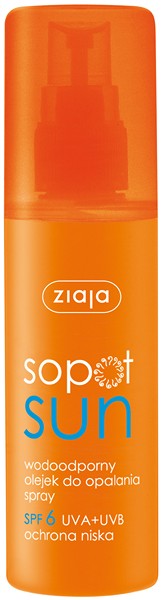 SOPOT SUN OLEJEK DO OPALANIA SPRAY SPF 6  125 ml