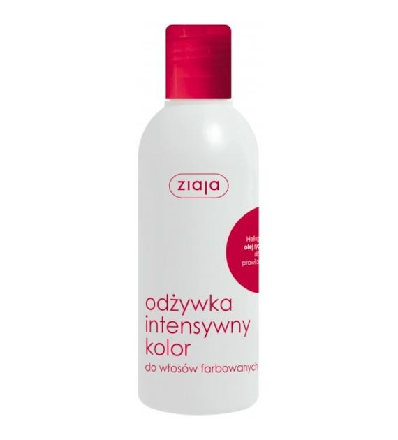 INTENSYWNA PIELĘGNACJA WŁOSÓW ODŻYWKA INTENSYWNY KOLOR OLEJ RYCYNOWY 200 ml