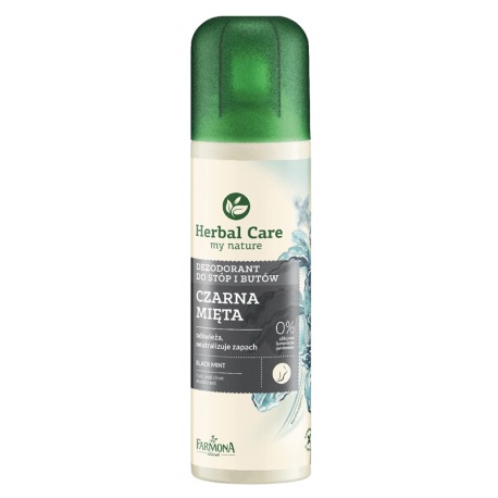 Herbal Care Dezodorant do stóp i butów CZARNA MIĘTA, 150 ml