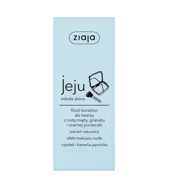 JEJU NIEBIESKI FLUID-KOREKTOR DO TWARZY  30 ml