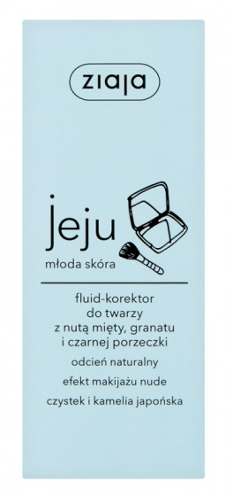 JEJU NIEBIESKI FLUID-KOREKTOR DO TWARZY  30 ml