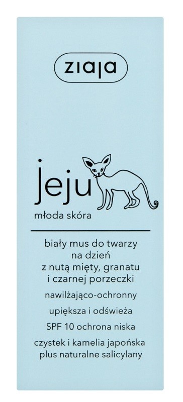 JEJU NIEBIESKI BIAŁY MUS DO TWARZY  50 ml