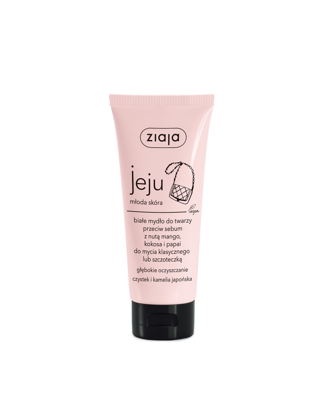 JEJU RÓŻOWY BIAŁE MYDŁO DO TWARZY  75 ml
