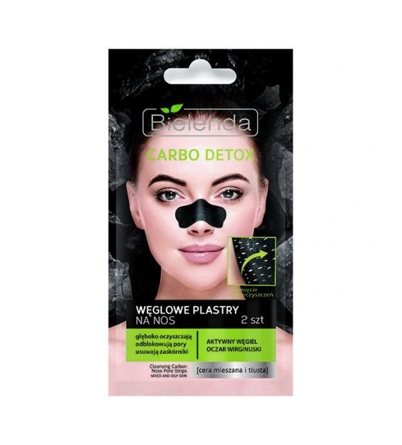 CARBO DETOX Węglowe plastry na nos  (2 szt)