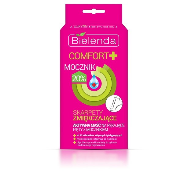 BIELENDA - COMFORT Skarpety ZMIĘKCZAJĄCE – Aktywna maść na pękające pięty z mocznikiem 2 x 6 ml