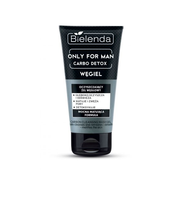 CARBO DETOX - Oczyszczający żel do mycia twarzy 150ml