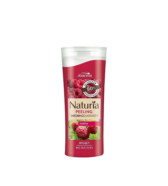 Joanna NATURIA Peeling drobnoziarnisty Malina 100g