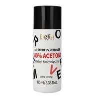 DELIA -   Nail Express Remover 100 % acetone - zmywacz d/paz butelka 100ml PL k12