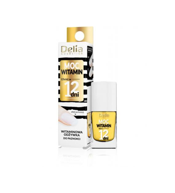 DELIA -   Efekt w 12 dni MOC WITAMIN witaminowa odżywka do paznokci 11ml PL/GB*