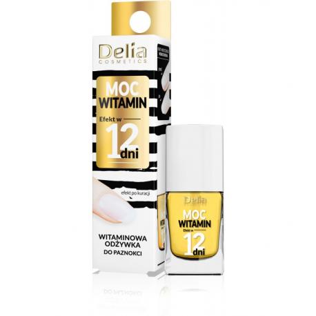 DELIA -   Efekt w 12 dni MOC WITAMIN witaminowa odżywka do paznokci 11ml PL/GB*