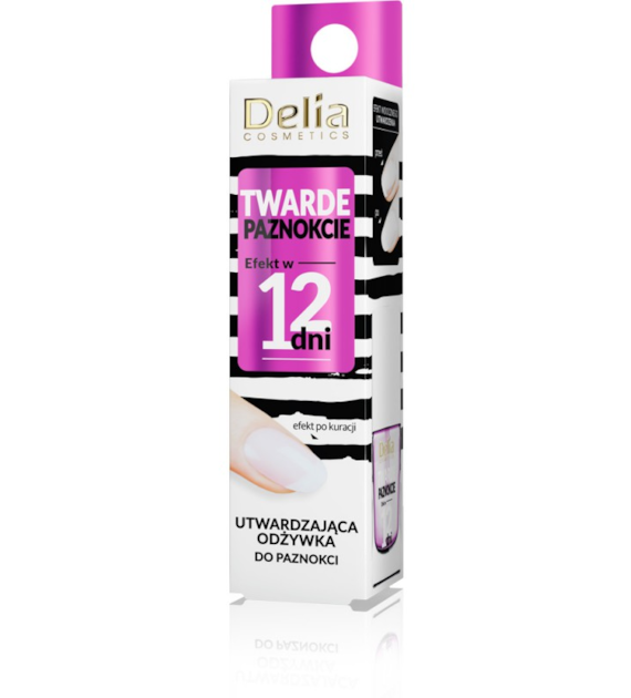 DELIA -   Efekt w 12 dni TWARDE PAZNOKCIE odżywka utwardzająca do paznokci 11ml PL/GB*