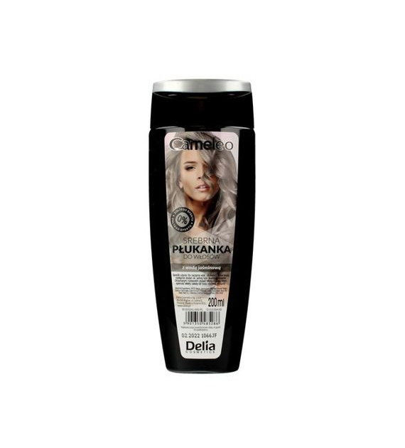 DELIA -   CAMELEO - Płukanka d/wło 01 SREBRO - Z WODĄ JAŚMINOWĄ - butelka 200ml PL