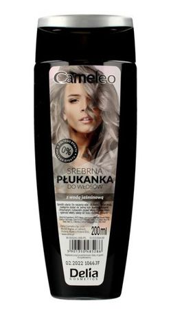 DELIA -   CAMELEO - Płukanka d/wło 01 SREBRO - Z WODĄ JAŚMINOWĄ - butelka 200ml PL