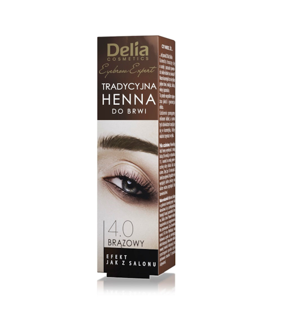 DELIA -   DC - HENNA TRADYCYJNA d/brwi 4.0 BRĄZ 2g - z eurozawieszką - PL