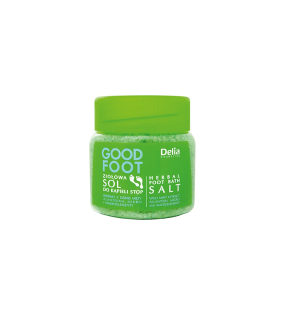 DELIA -   GOOD FOOT - Sól d/stóp ZIOŁOWA słoik 570g  PL/GB*