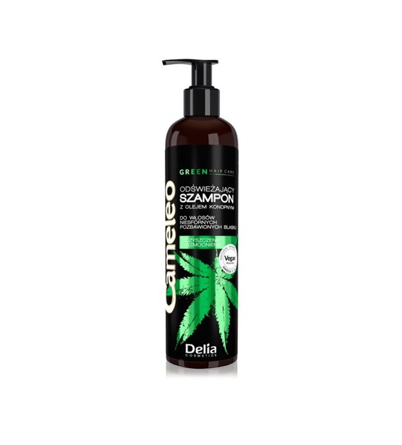 DELIA -   CAMELEO - GREEN Z OLEJEM KONOPNYM - Szampon butelka 250ml