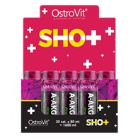 OstroVit A-AKG SHOT 80 ml raspberry citrus  ( 20 sztuk w op. zbiorczym)