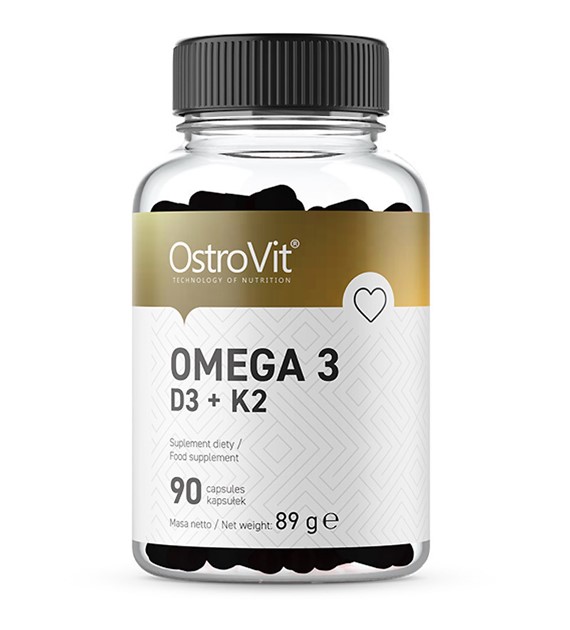 *OstroVit Omega 3 D3+K2 90 caps