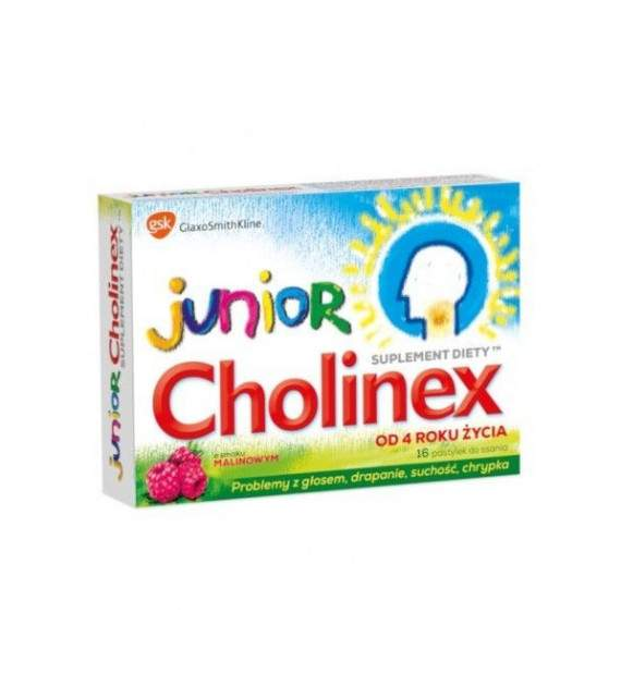 Cholinex Junior x16 pastylek do ssania