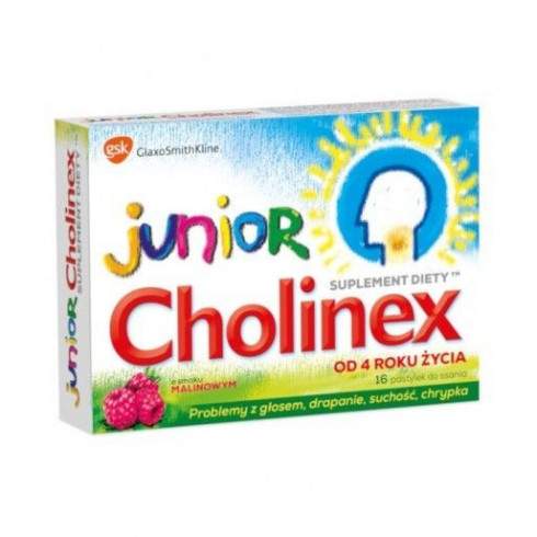 Cholinex Junior x16 pastylek do ssania