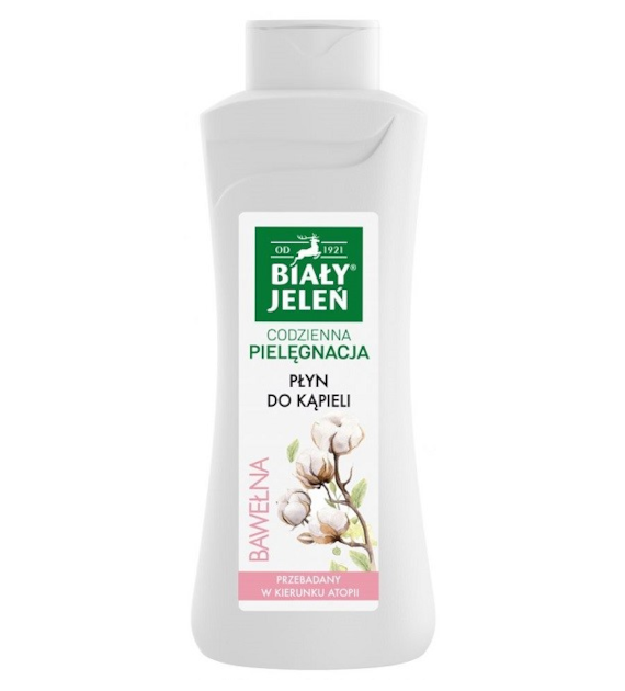 Płyn do kąpieli bawełna BIAŁY JELEŃ 750 ml