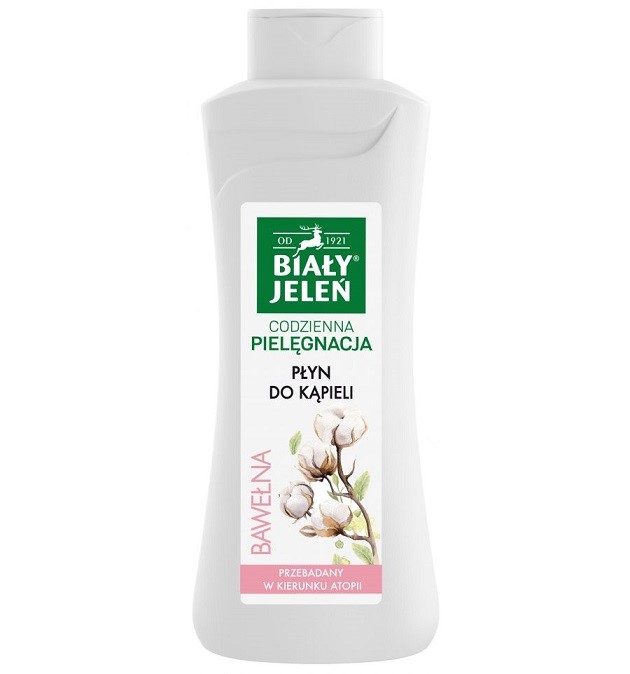 BIAŁY JELEŃ - płyn do kąpieli i pod prysznic BAWEŁNA / 750ml