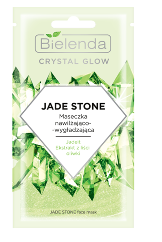 BIELENDA - CRYSTAL GLOW JADE STONE Maseczka nawilżająco-wygładzająca 8 g