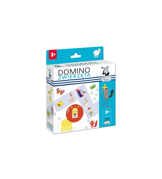 GRA   KAPITAN NAUKA. DOMINO OBRAZKOWE ZWIERZĘTA