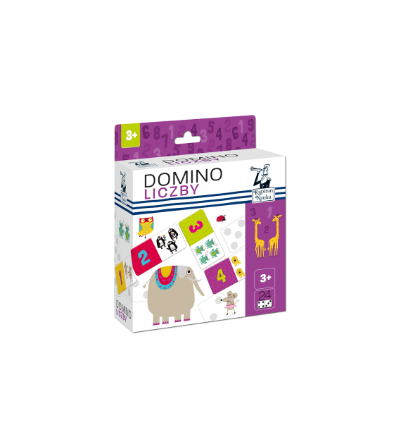 GRA   DOMINO OBRAZKOWE LICZBY. KAPITAN NAUKA.