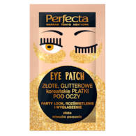 PERFECTA EYE PATCH Płatki pod oczy złote, glitterowe 1 SZT