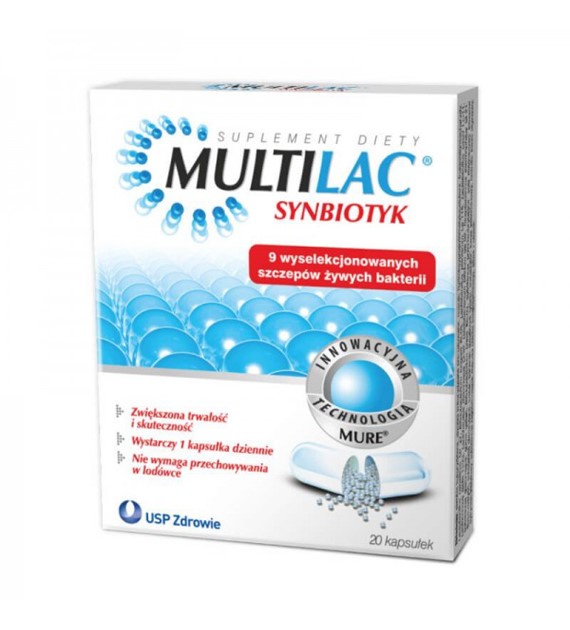 MULTILAC synbiotyk 20 kaps.
