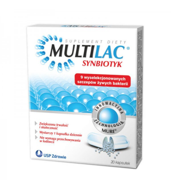 MULTILAC synbiotyk 20 kaps.