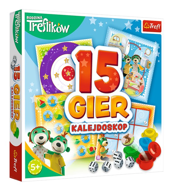 GRA  KALEJDOSKOP 15 GIER TREFLIKI
