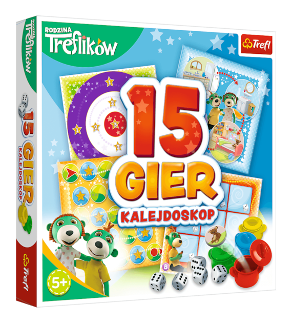 GRA  KALEJDOSKOP 15 GIER TREFLIKI