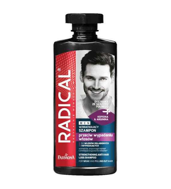 Radical Men Wzmacniający szampon przeciw wypadaniu włosów, 400 ml