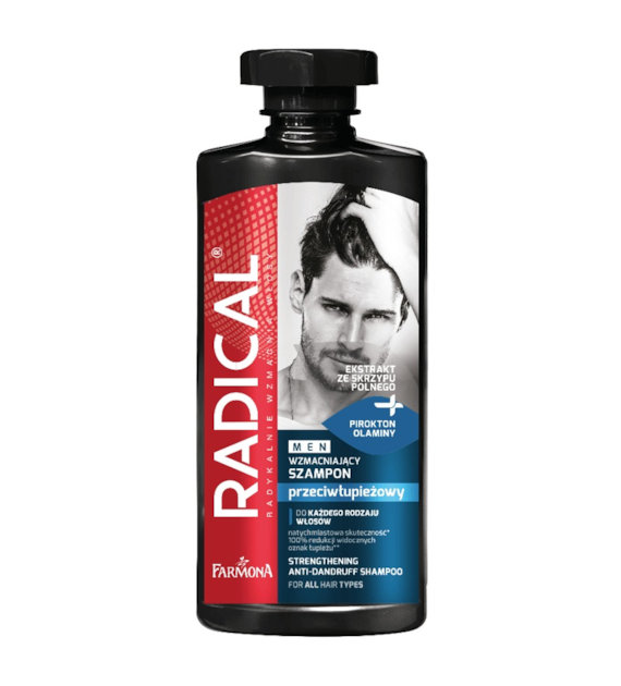Radical Men Wzmacniająct szampon przeciwłupieżowy, 400 ml
