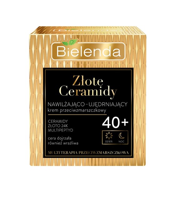 ZŁOTE CERAMIDY Nawilżająco - ujędrniający krem przeciwzmarszczkowy 40+, dzień/ noc, 50 ml