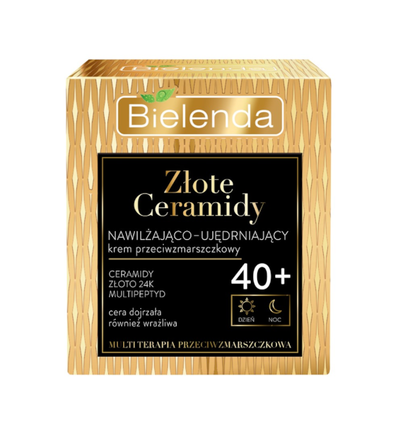 ZŁOTE CERAMIDY Nawilżająco - ujędrniający krem przeciwzmarszczkowy 40+, dzień/ noc, 50 ml