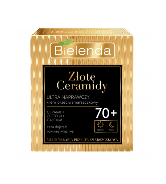 ZŁOTE CERAMIDY Ultra naprawczy krem przeciwzmarszczkowy 70+, dzień/ noc, 50 ml