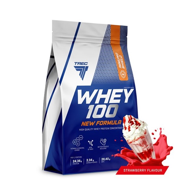 Trec Whey 100 700g / strawberry