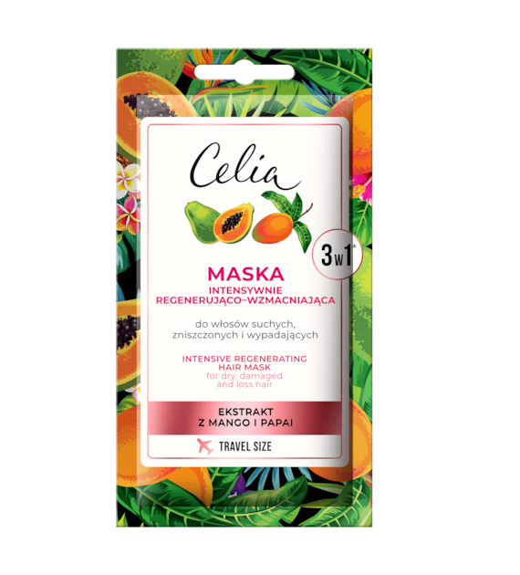 CELIA 1i2   Maska regenerująco-wzmacniająca do włosów suchych, zniszczonych i wypadających  10 ML