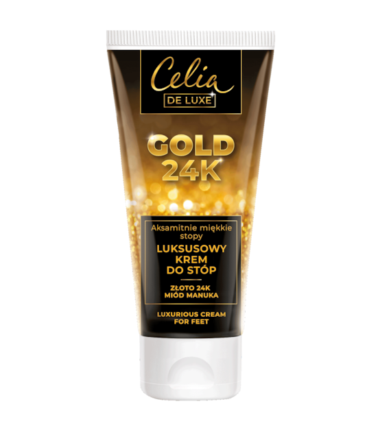 CELIA GOLD 24K Luksusowy krem do stóp   80 ML